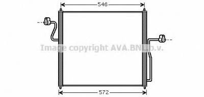 AVA QUALITY COOLING fd5358 -  Конденсатор, кондиционер